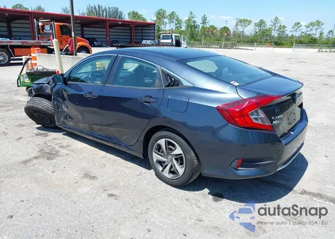2019 Honda Civic Lx z USA, uszkodzony, nr VIN 19XFC2F65KE038312